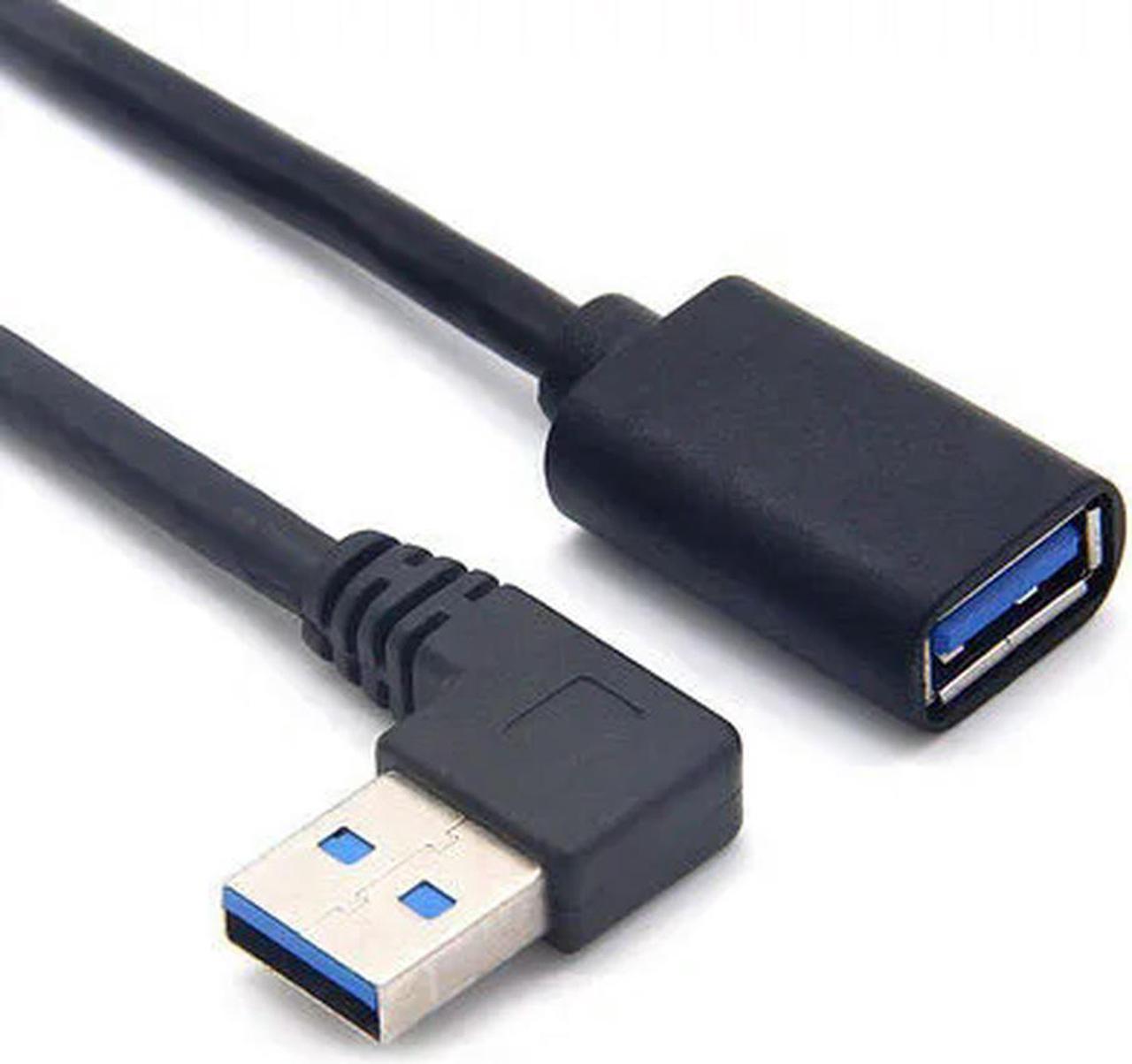 FOR For USB 3.0 90 Extension Cable Male To Female Adapter Cord Transmission With Cables Right Left Up Down