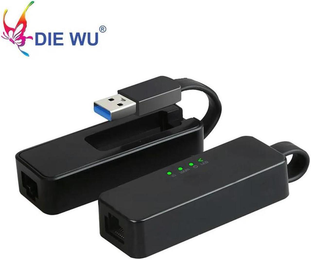 FOR USB 3.0 to RJ45 Lan Adapter 10/100/1000 Mbps Ethernet Adapter RTL8153 For Tablet PC Win 7 8 10 XP