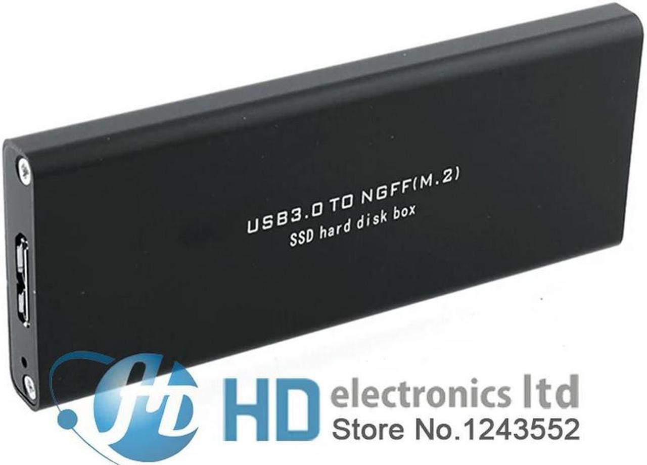 FOR USB 3.0 USB3.0 to NGFF M.2 B Key SSD Adapter Converter Card External Enclosure Case Cover Box