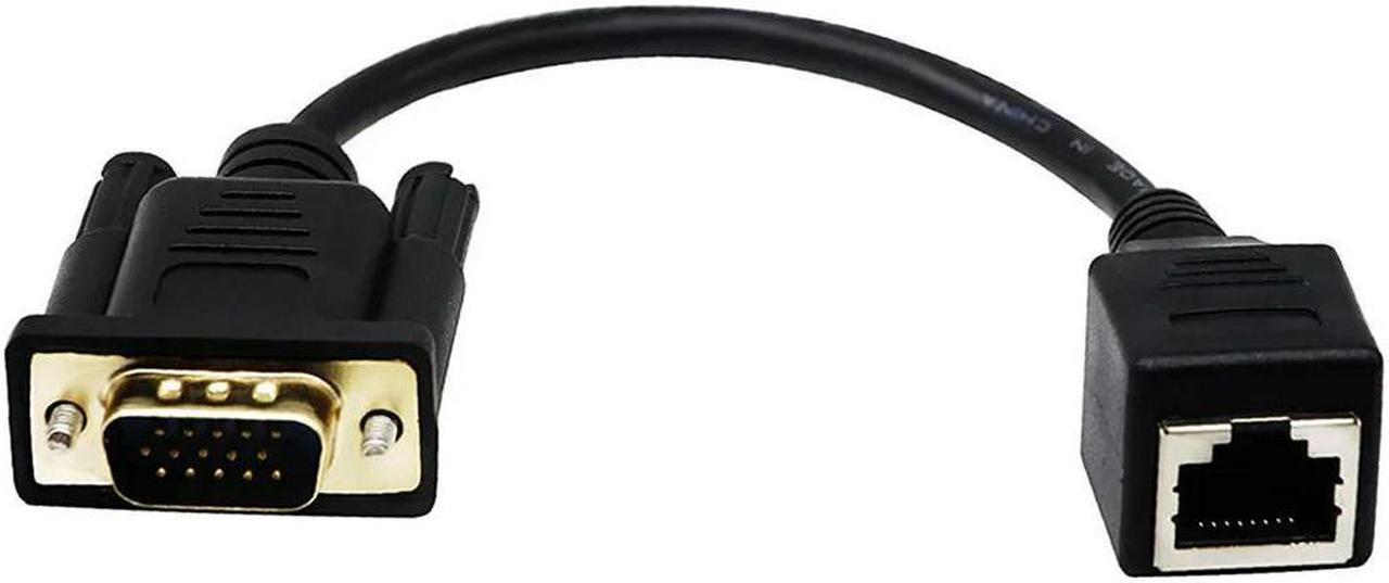 FOR VGA To Network Port VGA Female 15PIN TO RJ45 Male Cable VGA Signal Transmitted 15cm