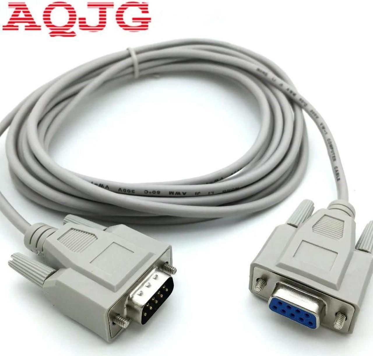 FOR 1.5M 5m 10m Serial RS232 9-Pin Male To Female DB9 9-Pin PC Converter Extension Cable