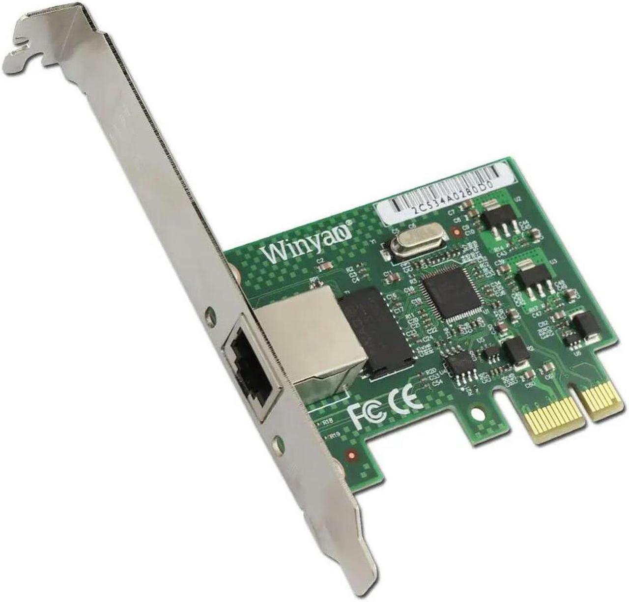 FOR WY1000T1 PCI-E X1 10/100/1000M RJ45 Gigabit Ethernet Server Adapter Nic For 82574L EXPI9301CT/9301CT