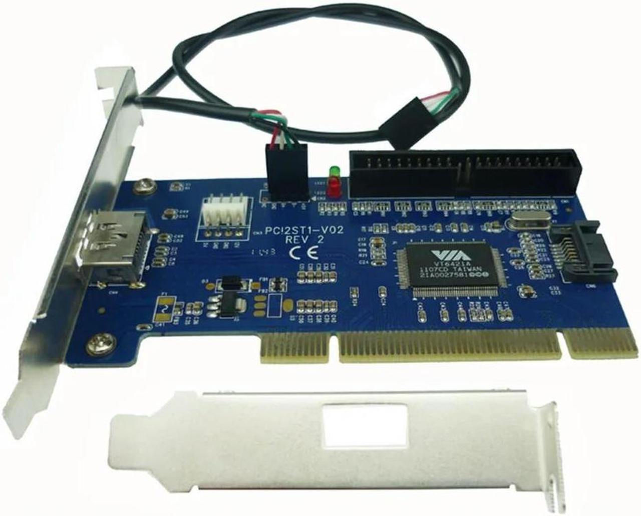 FOR eSATA+USB Combo port PCI card internal SATA+IDE hybrid card 40pin pci to power esata