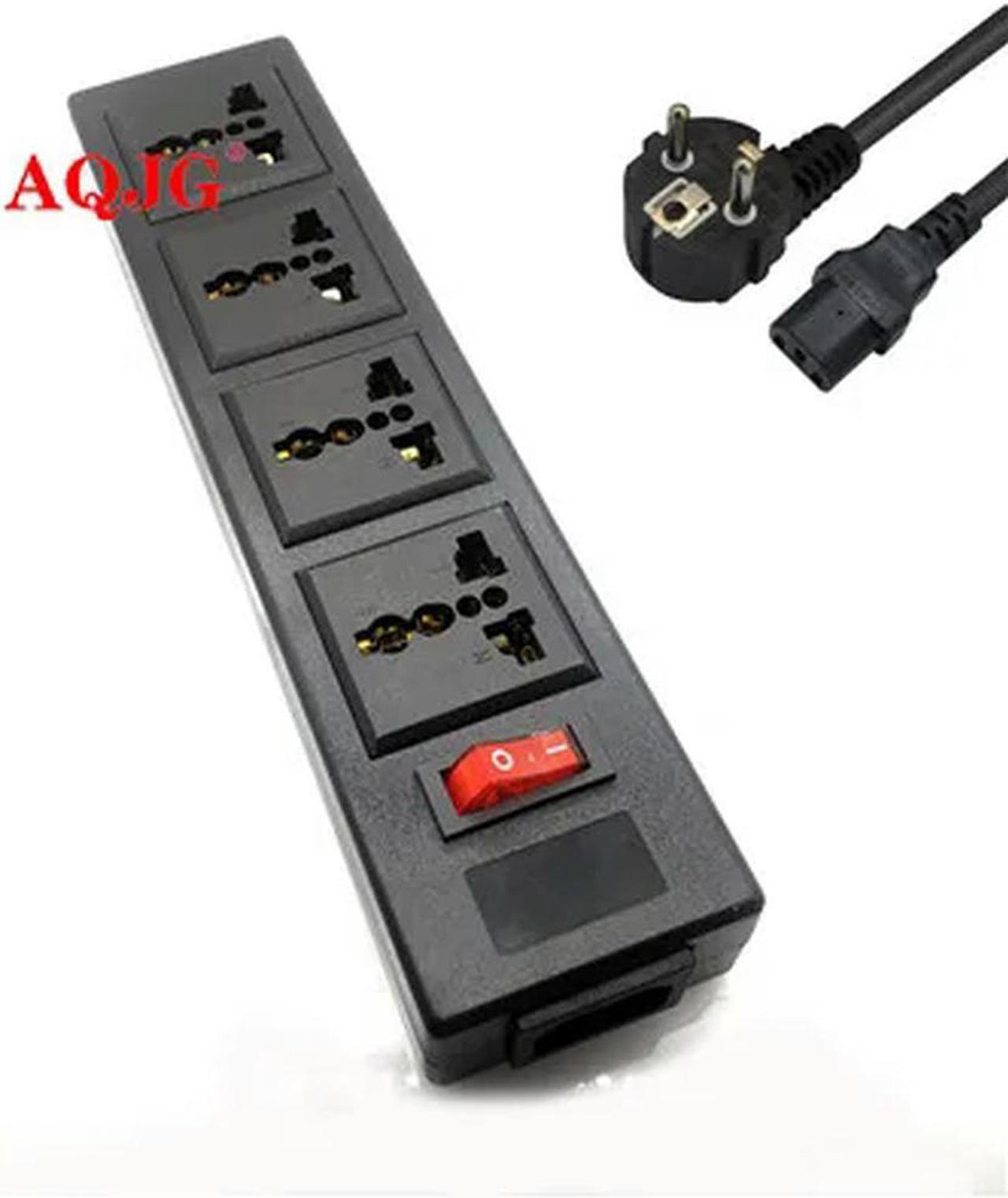 FOR pdu strip 4 Ways power strip Outlet Universal socket extension with overload protector,Surge Protector Outlet spread