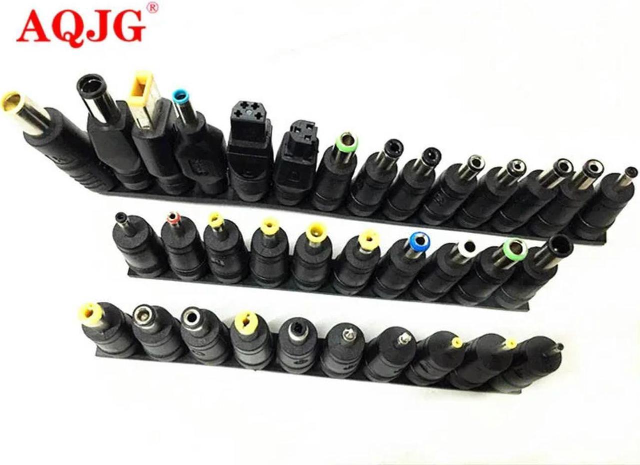 FOR 34pcs Universal Laptop DC Power Supply Adapter Connector Plug AC DC Connectors Laptop Power Adapter Conversion Head