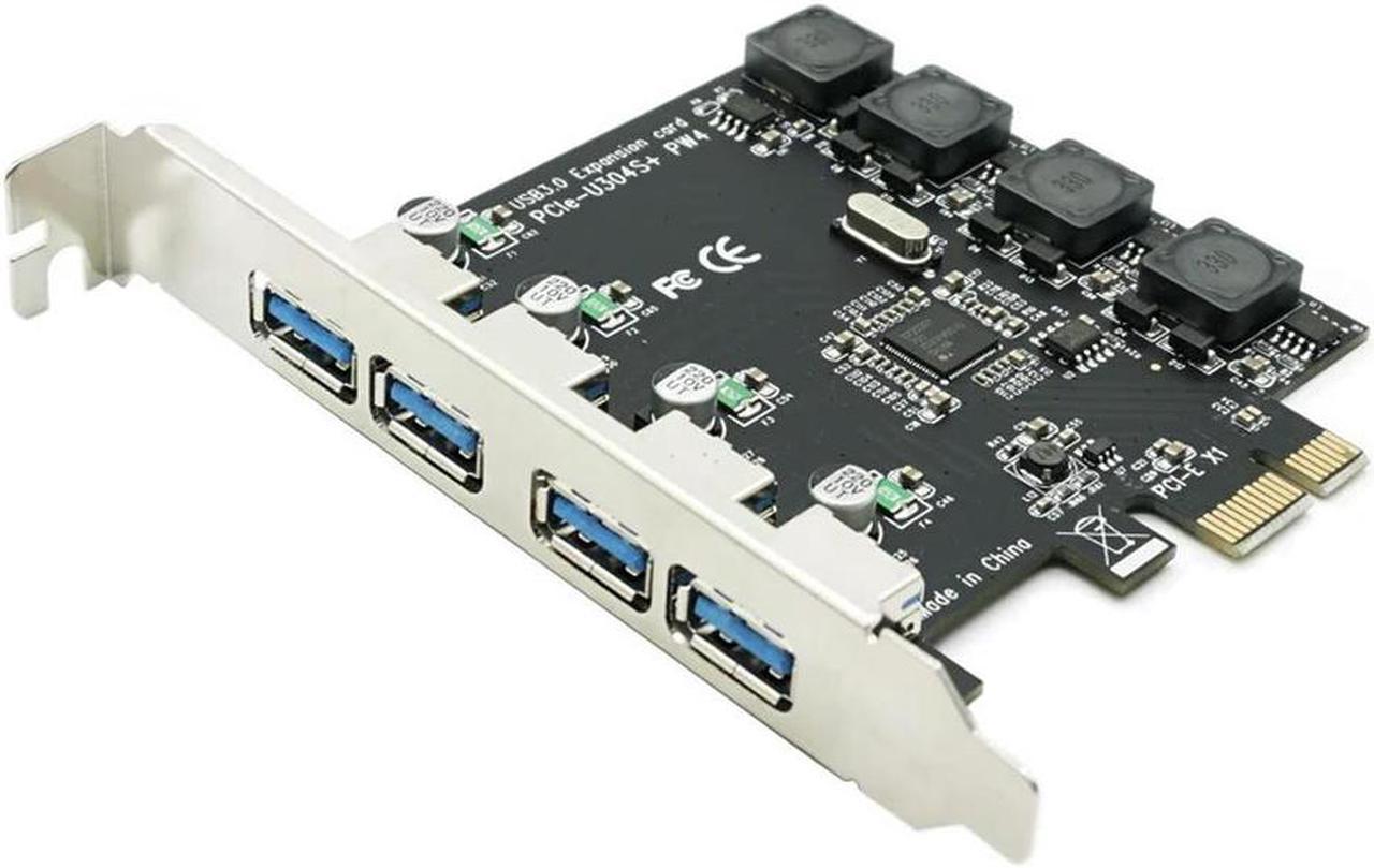 FOR Good ity PCI Express 4 USB 3.0 Card PCI-e to External 4-Port USB3.0 Convertor D720201 pcie No external Power Supply