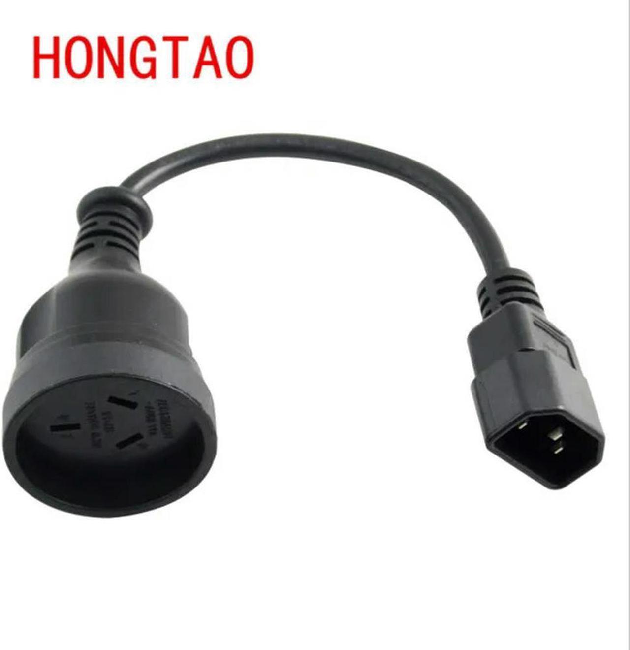 FOR Power Adapter Cord For PDU PSU USP ,IEC 320 C14 Male Plug to SAA Australia 3Pin Female Power Extension Cable