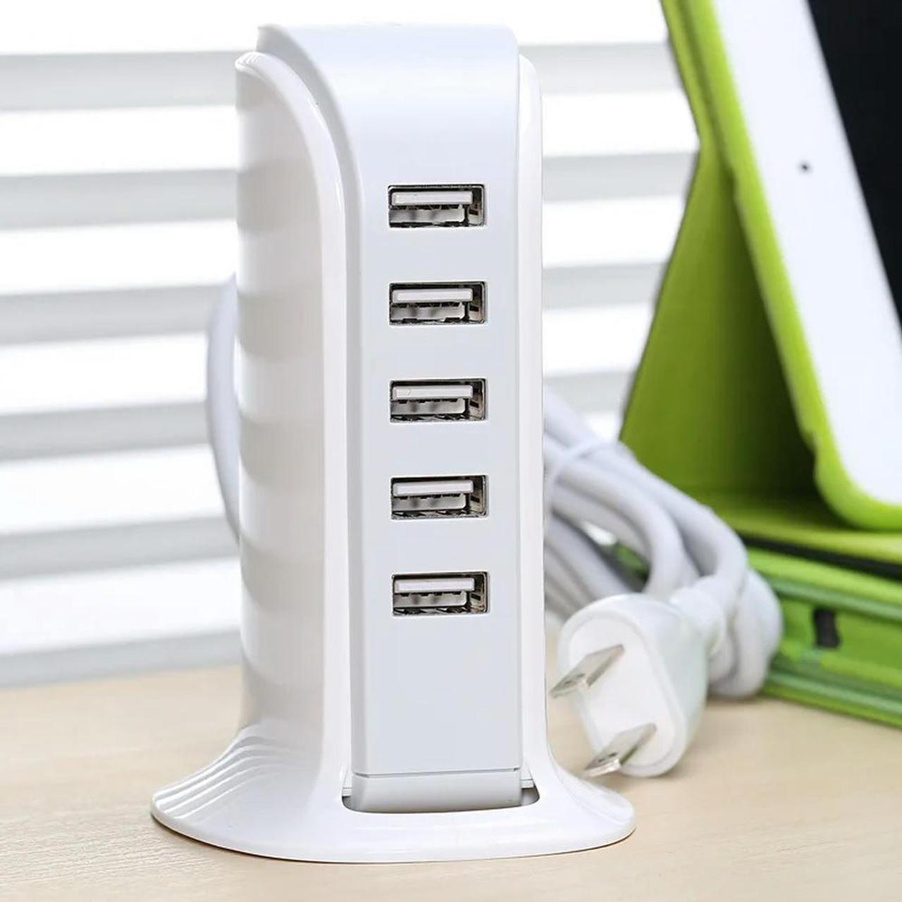 FOR 5 USB Multi-Port EU Plug Desktop HUB Charging Station Power Adapter For Smartphone PC i HUB Adapter 25