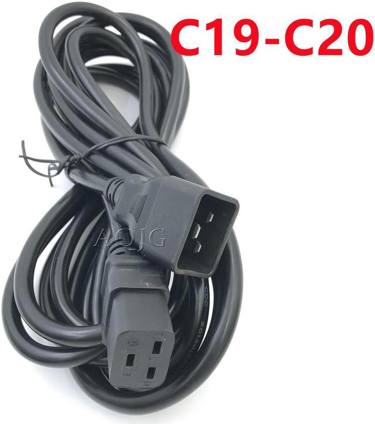 FOR IEC 320 C19 to C20 Host Server Engine Room UPS AC Power Cord 16A C19-C20 Power PDU Extension Cable 3G1.5 H05VV-F Wire Gauge