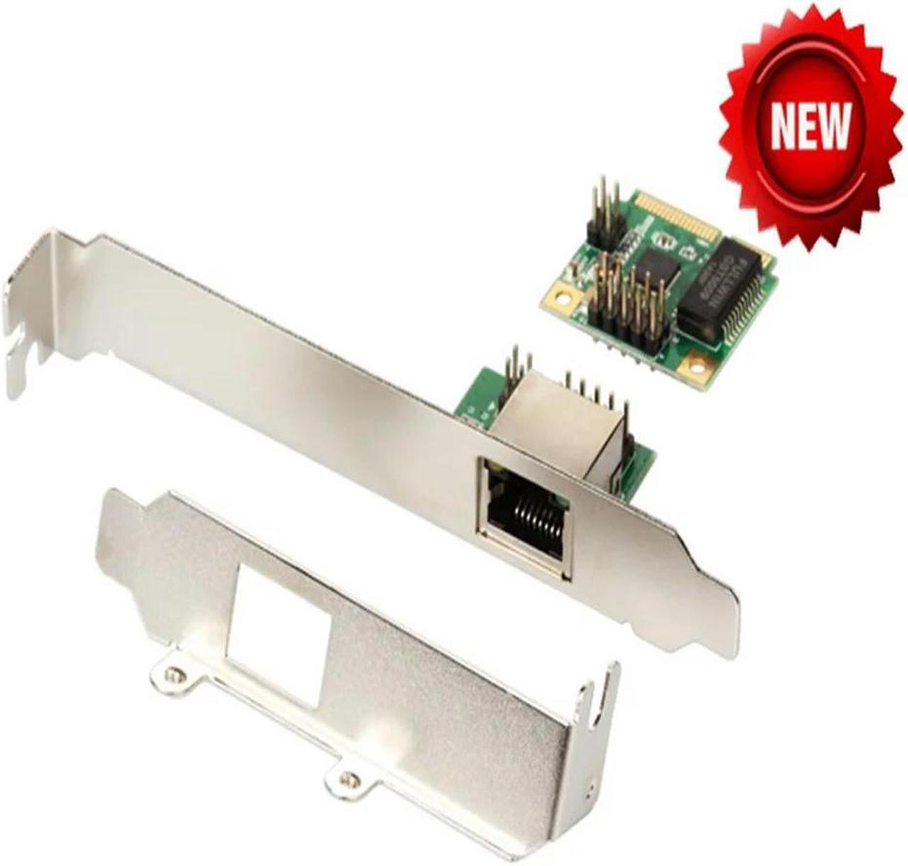 FOR mini PCIe Gigabit Ethernet For Mini ITX mini PCI-e to RJ45 Port adapter 10/100/1000 Base-T Network LAN Controller