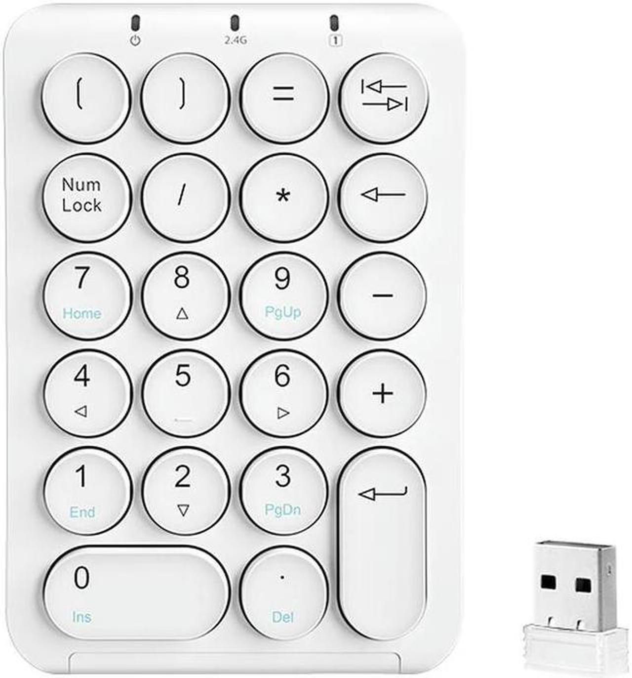 FOR Numeric Keypad Mini 22-Key Financial Accounting Numeric Keypad Keyboard for Laptop/PC/Surface pro USB Charging HW159