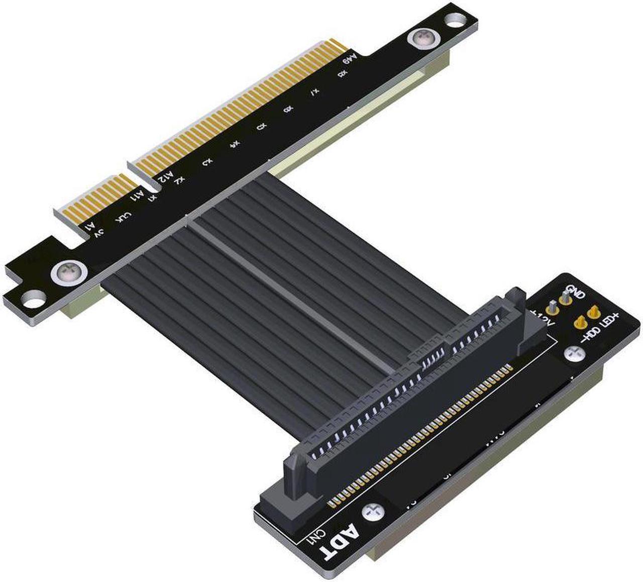 FOR PCIE 4.0 X8 To U.2 SFF 8639 NVMe PCIE4.0 U2 Solid State Drive SSD SFF8639 For X8 Adapter Converter Extension Cable 64Gbps