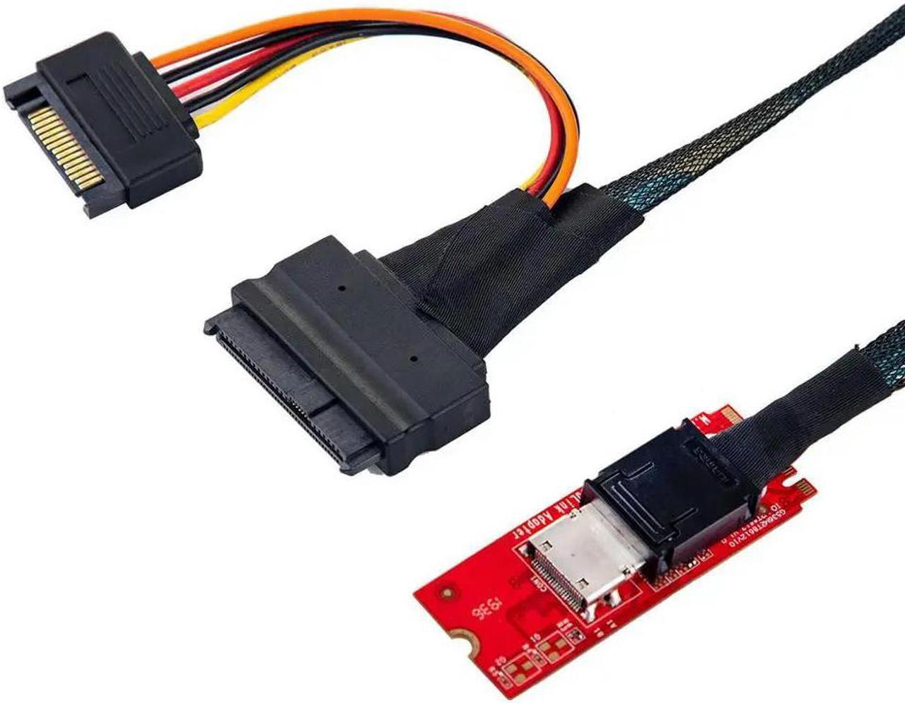 FOR M.2 M-key PCI-E 3.0 to SFF-8612 host Adapter for PCIe NVMe SSD