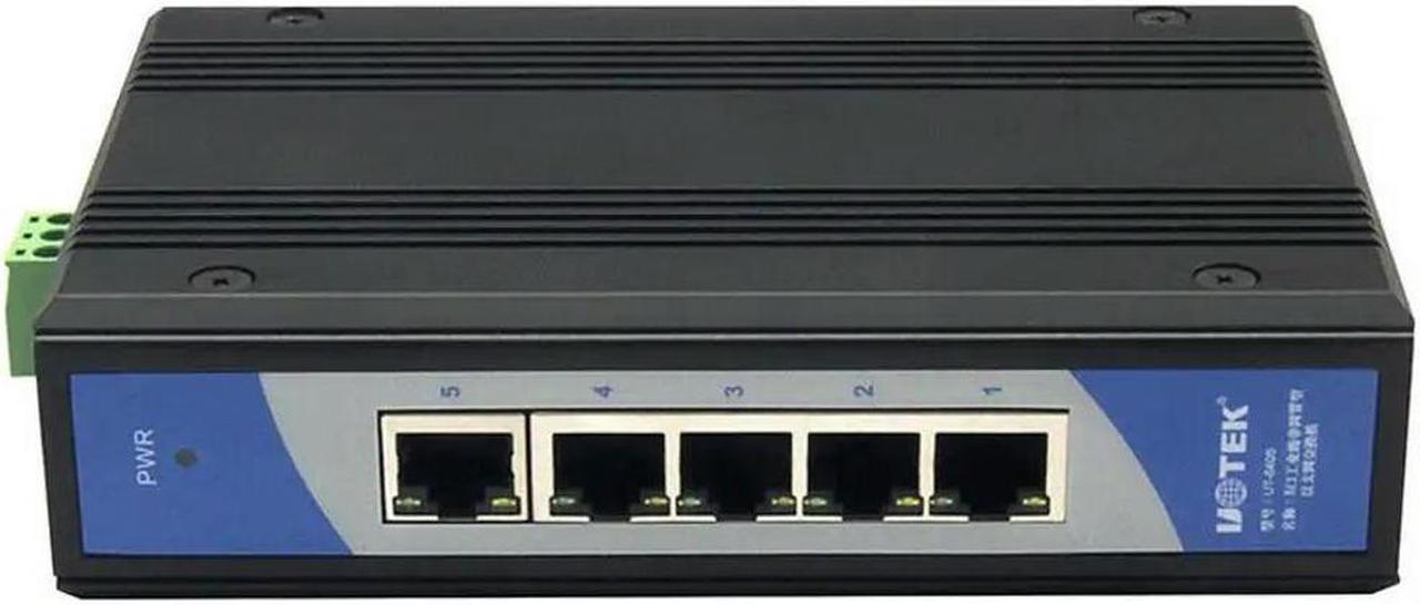 FOR UT-6405 5 port industrial grade non-managed Ethernet switch 10/100Mbps auto negotiation full duplex half duplex Auto MDI/MDI-X