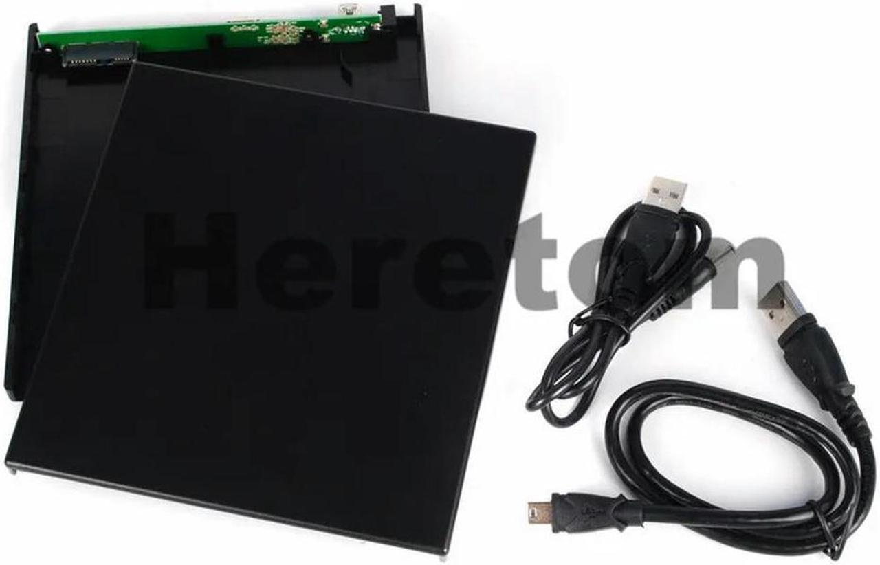 FOR Universal USB 2.0 12.7mm SATA to SATA External Optical Drive Enclosure Case for CD DVD Burner Optical Drive