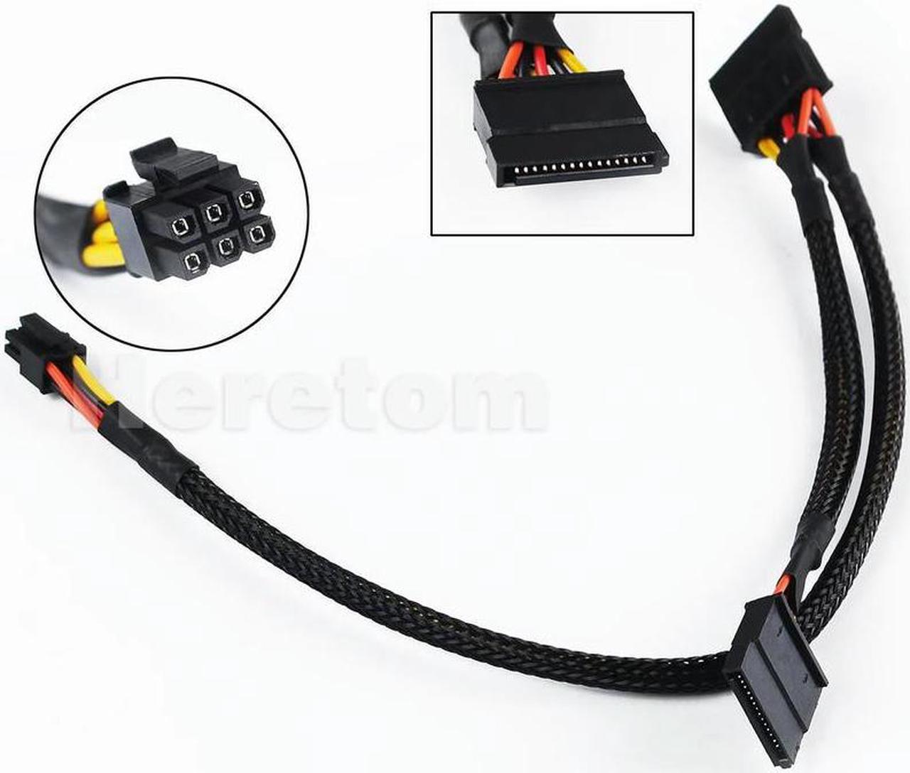 FOR Splite Hard Drive Cable GP2JM For 3268 3470 3600 3653 3650 3655 X9FV3 HDD 2 SATA Power Cable