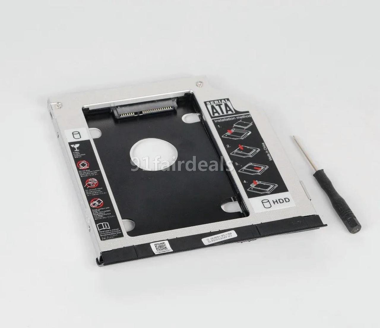 FOR 2ND Hard Drive with ejector for E6420 E6520 E6320 E6430 E6530 E6330 CD-ROM