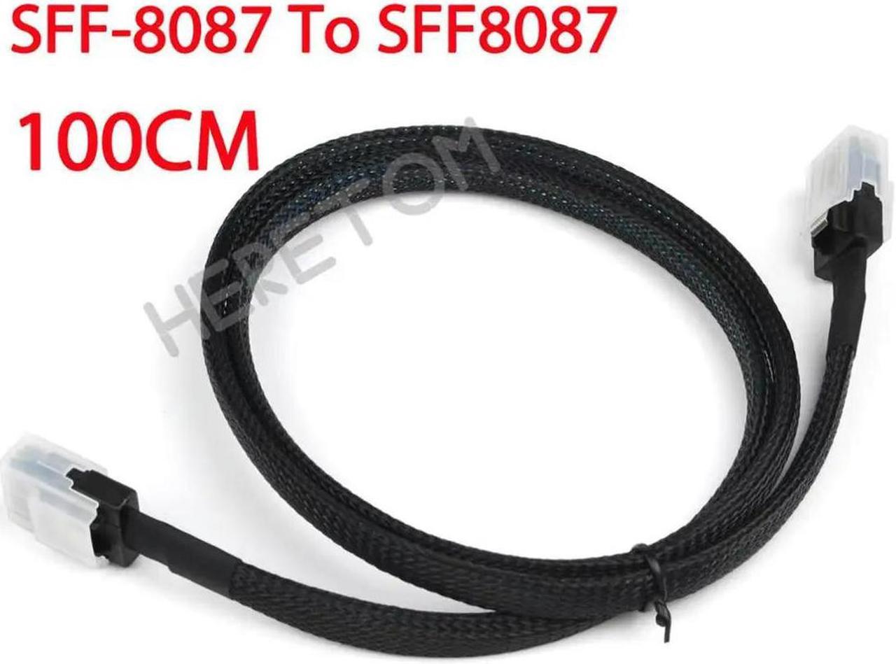 FOR SATA cable Mini SAS Cable Mini-SAS 36P to 36 Pin SFF-8087 to SFF8087 HD Data Cable 1M/100CM