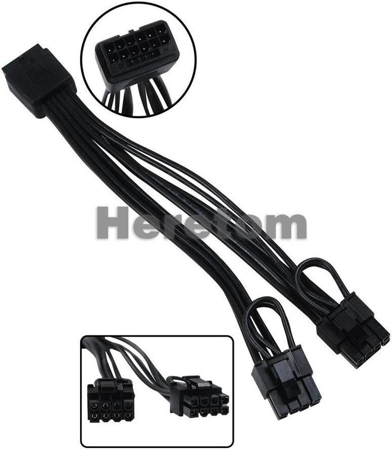 FOR PSU Power Supply Cable Dual 8-pin to 16pin PCI-e Gen 5.0 For RTX3090Ti RTX4090 PCIe 5.0 12V WR Cable 19CM