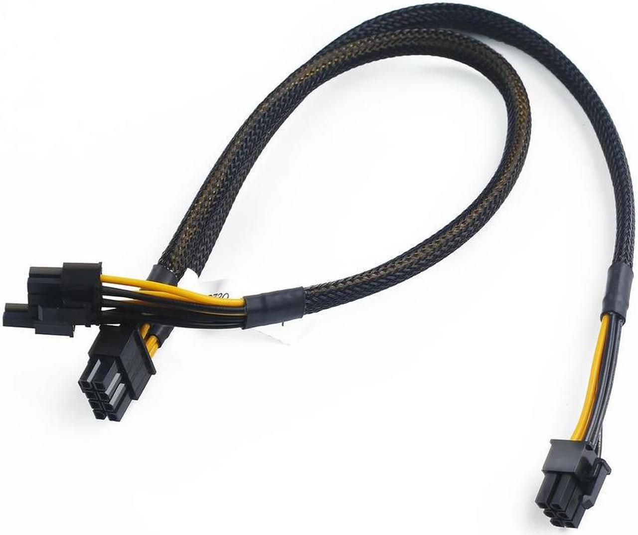 FOR 8-Pin to 6+8-Pin Card Power Cable 9H6FV for R720 R730XD Riser to GPU Cable