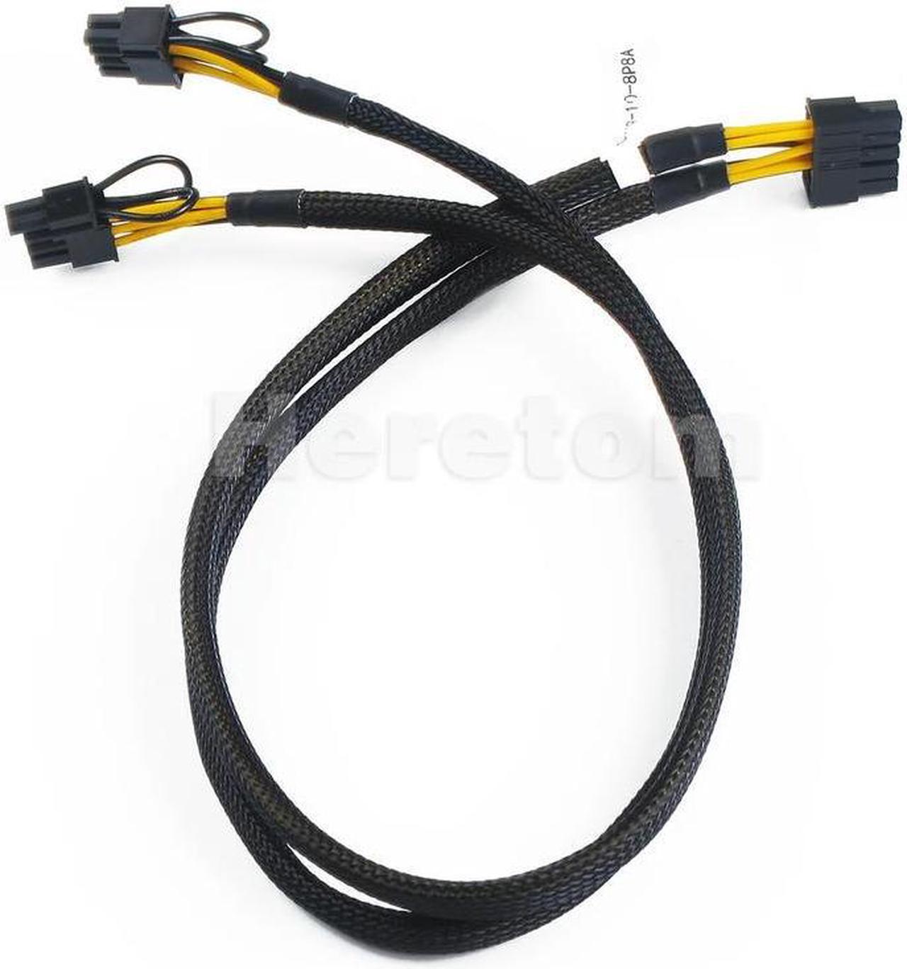 FOR 10pin to 8+8pin GPU Video Card Power Adapter Cable For DL380 G9 and GPU Video Card 50CM