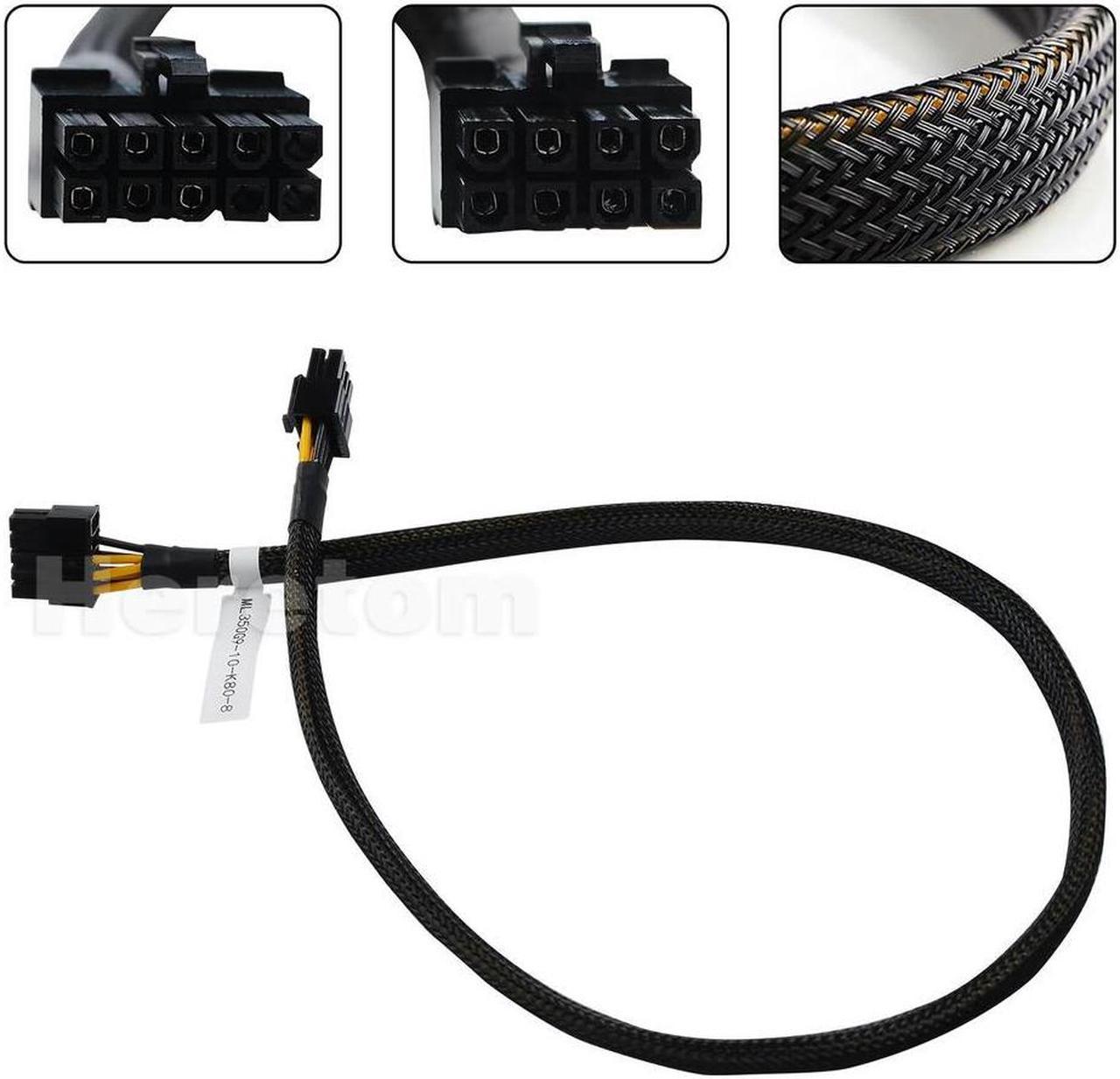 FOR PSU 10-Pin to 8-PING PCI-E GPU Video Card Power Cable for ML350 G9 Gen 9 and K80 60CM