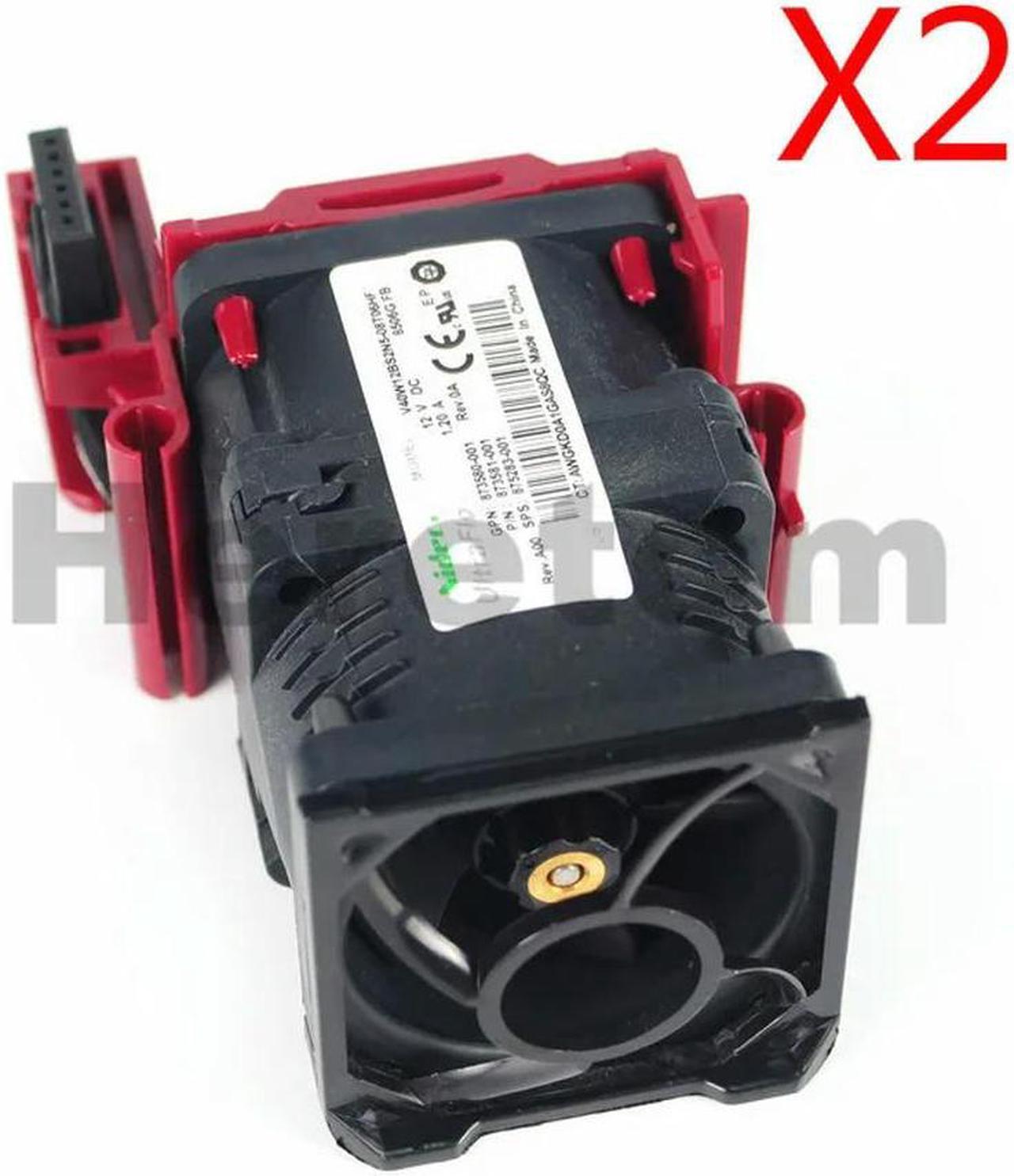 FOR 2PCS Cooling Fan 873580-001 873581-001 875283-001 For DL360 GEN10 G10 Server Fan