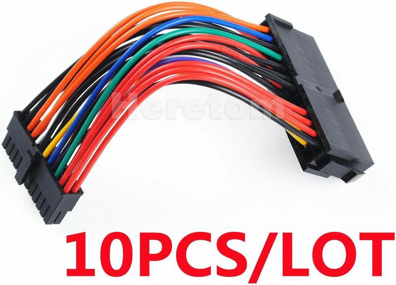 FOR 10PCS ATX 24pin To Motherboard Mini 24Pin Adapter Power Supply Cable Cord For 960 780 980 760 Power Supply Cable Cord