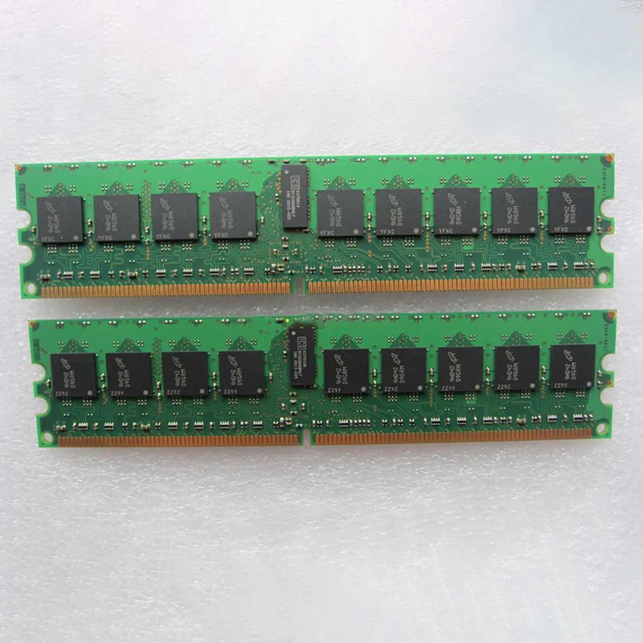 FOR P6 520 550 77P6498 4521 2GB(2x1GB) DDR2 667 Server Memory