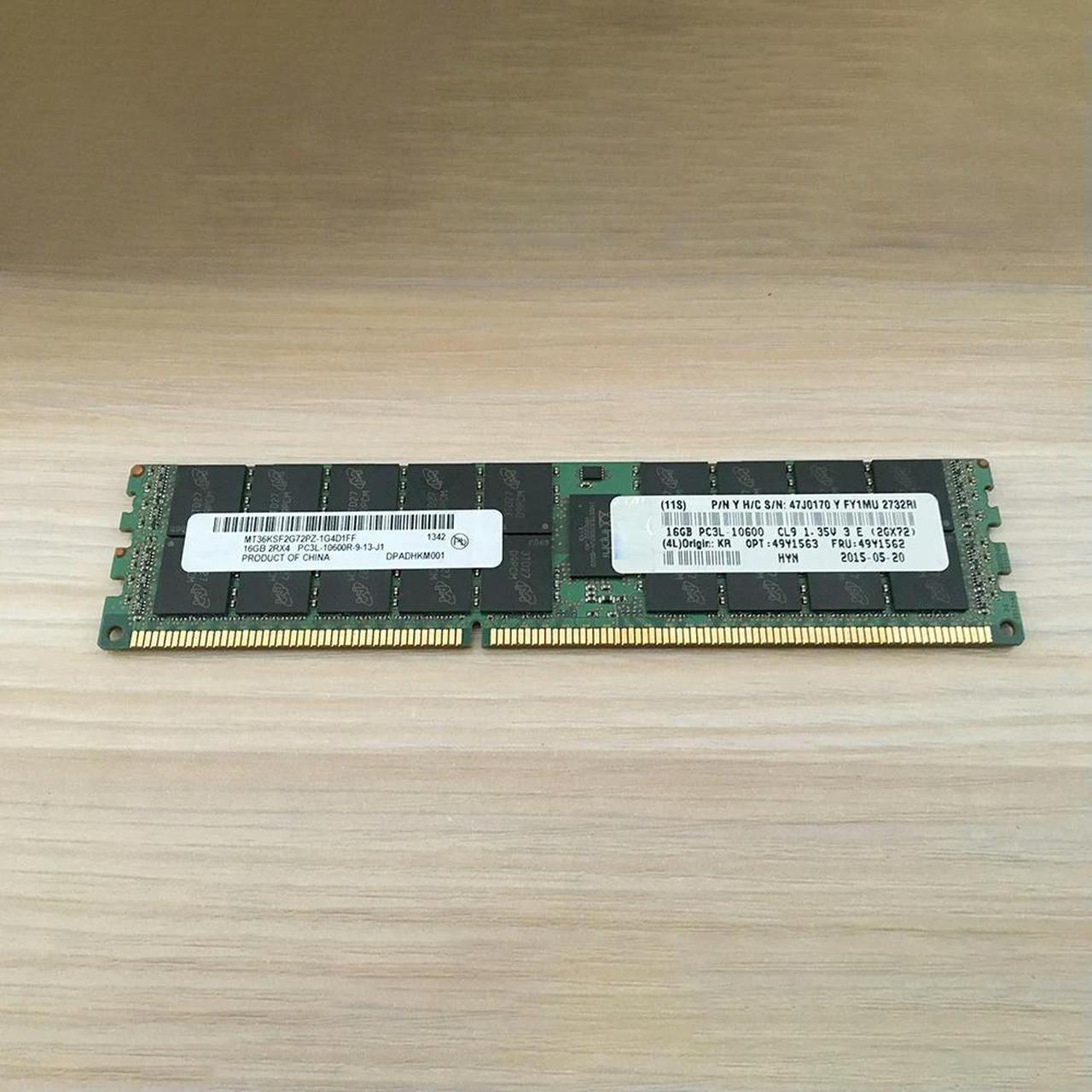 FOR X3650 M2 M3 M4 X3550 M4 M3 X3400 M2 X3850 X3950 X5 49Y1563 49Y1565 49Y1562 16GB DDR3 1333 REG ECC Server Memory