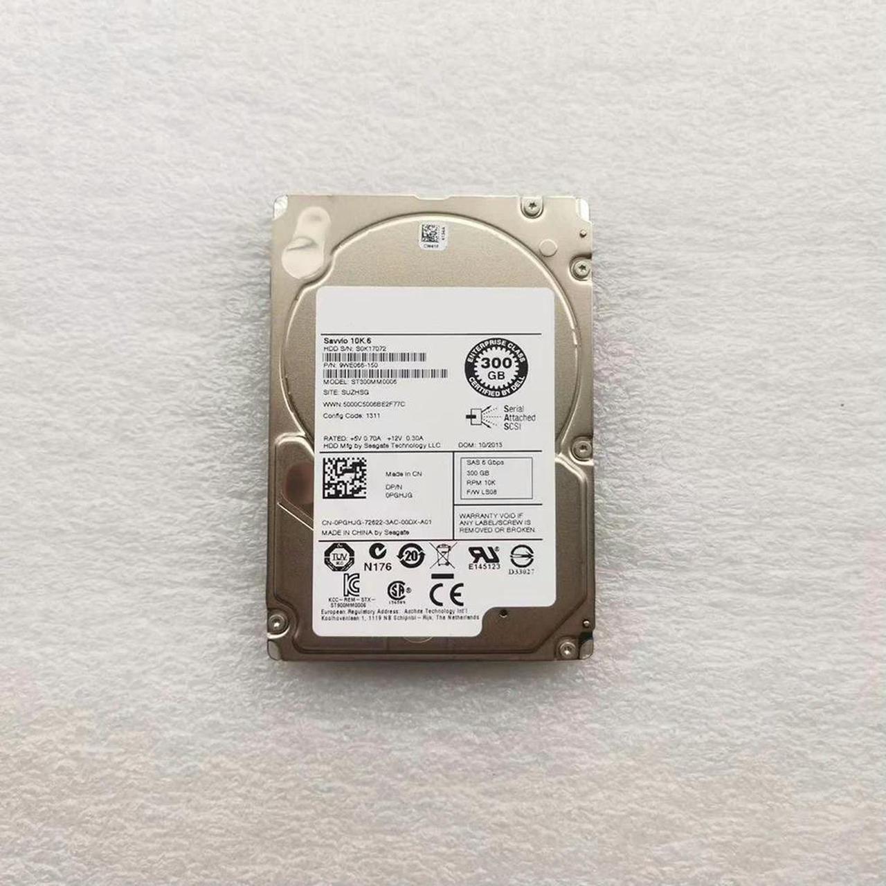 FOR HDD For R620 R710 R715 Server ST300MM0006 300G 10K SAS 2.5 Hard Drive