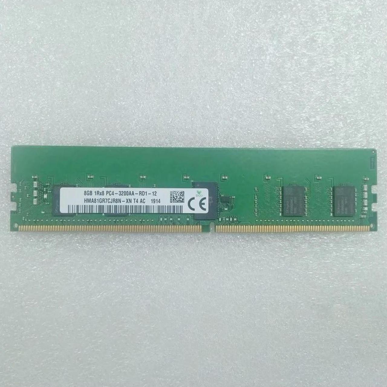 FOR 1 Pcs For 8G 8GB HMA81GR7CJR8N-XN 1RX8 PC4-3200AA 3200 DDR4 ECC Server Memory