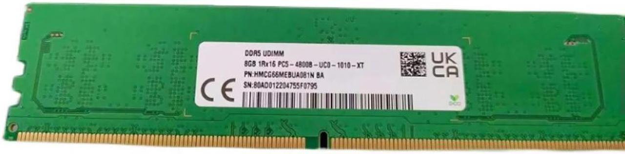 FOR 1Pcs For 8G HMCG66MEBUA081N 8GB DDR5 4800 1RX16 PC5-4800 Desktop Memory