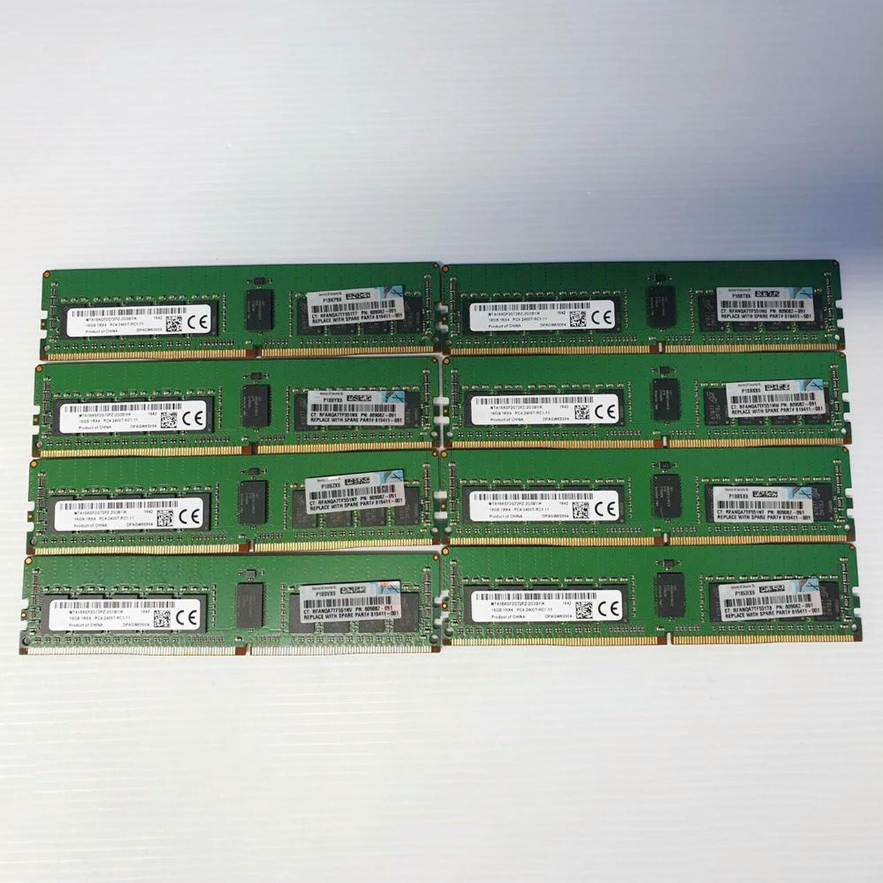 FOR 1Pcs For Gen9 16G 16GB 805349-B21 819411-001 809082-091 2400 ECC 1RX4 DDR4 PC4-2400T Memory