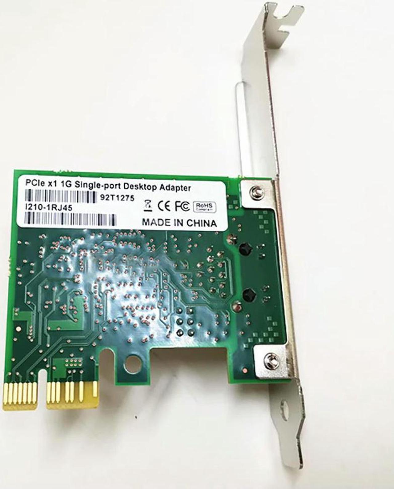 FOR I210T1 PCI-E x1 Express Gigabit Single Copper Port Network Card