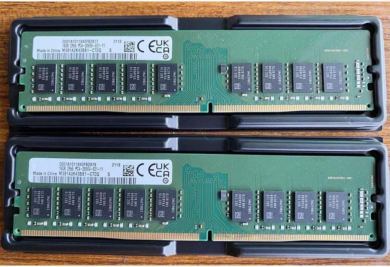 FOR 1 Pcs 4ZC7A08699 01KR360 For 16G 16GB 2RX8 DDR4 2666 PC4-2666V ECC UDIMM Memory