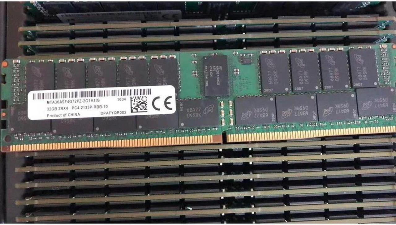 FOR 1Pcs 32G 32GB For Memory 2RX4 PC4-2133P DDR4 2133 ECC REG RAM