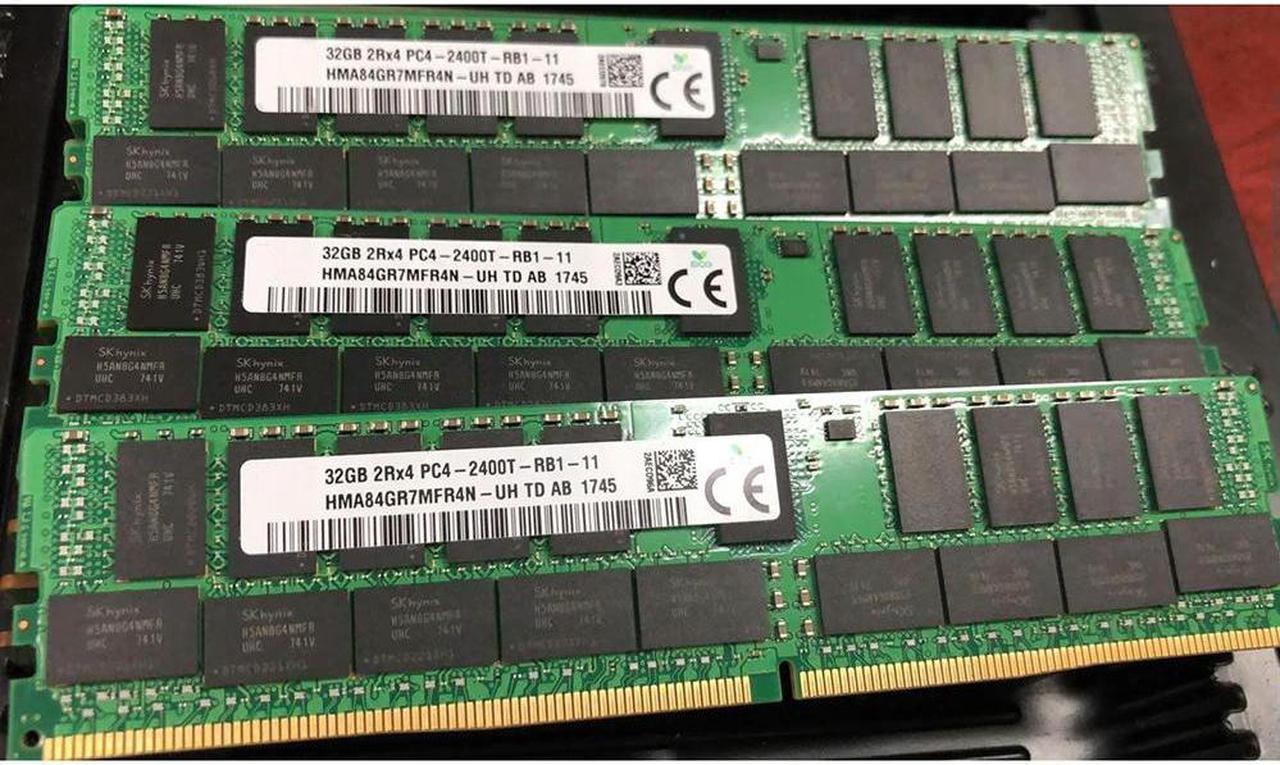 FOR 1 Pcs For HMA84GR7MFR4N-UH 32GB 32G 2Rx4 DDR4 PC4-2400T ECC Server Memory