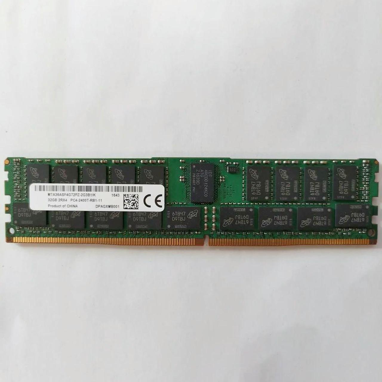 FOR 1 Pcs I610-G20 I620-G20 For Server Memory 32G 32GB PC4-2400T DDR4 ECC REG RAM