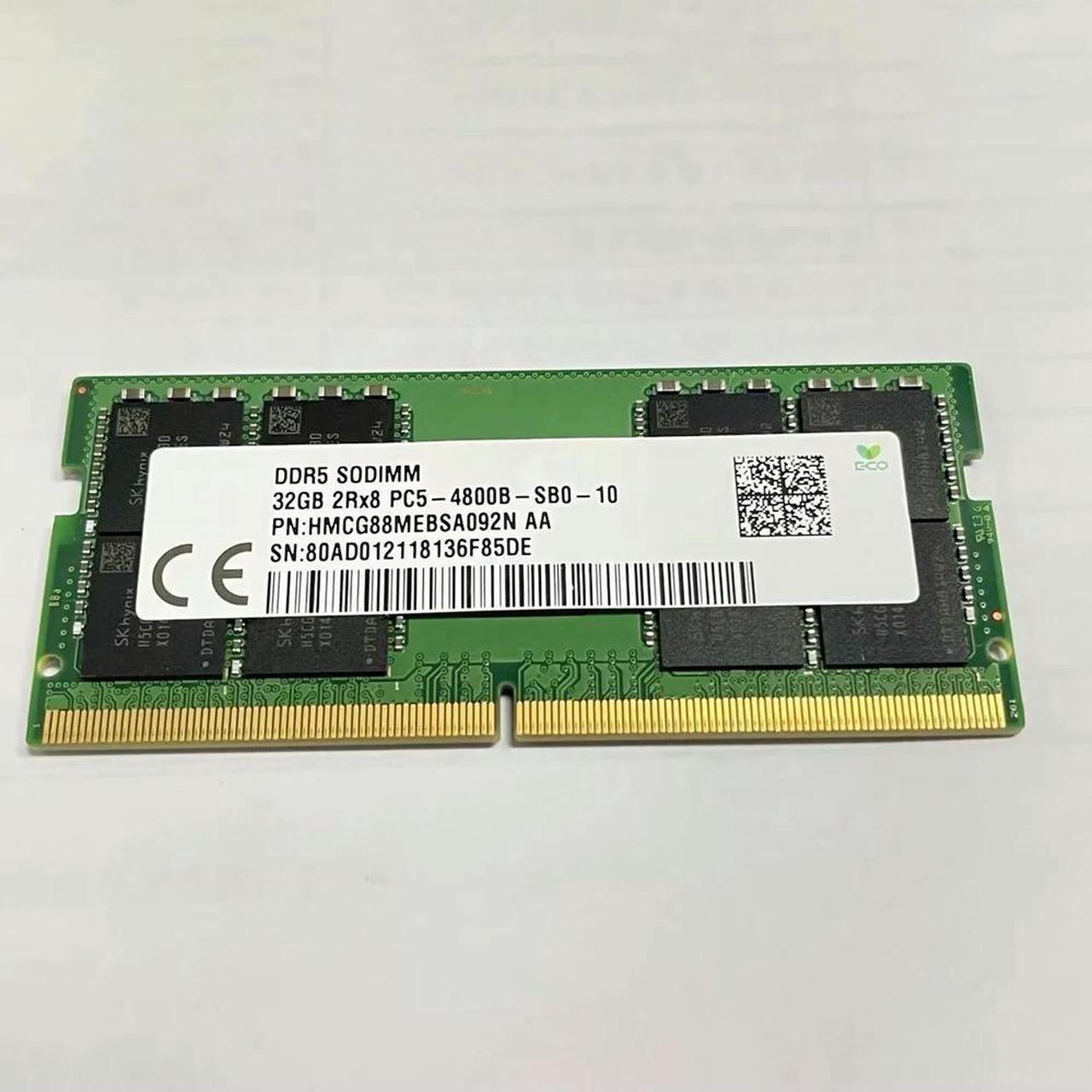 FOR HMCG88MEBSA092N 32G 32GB 2RX8 PC5-4800B-SB0 DDR5 4800 Notebook Memory