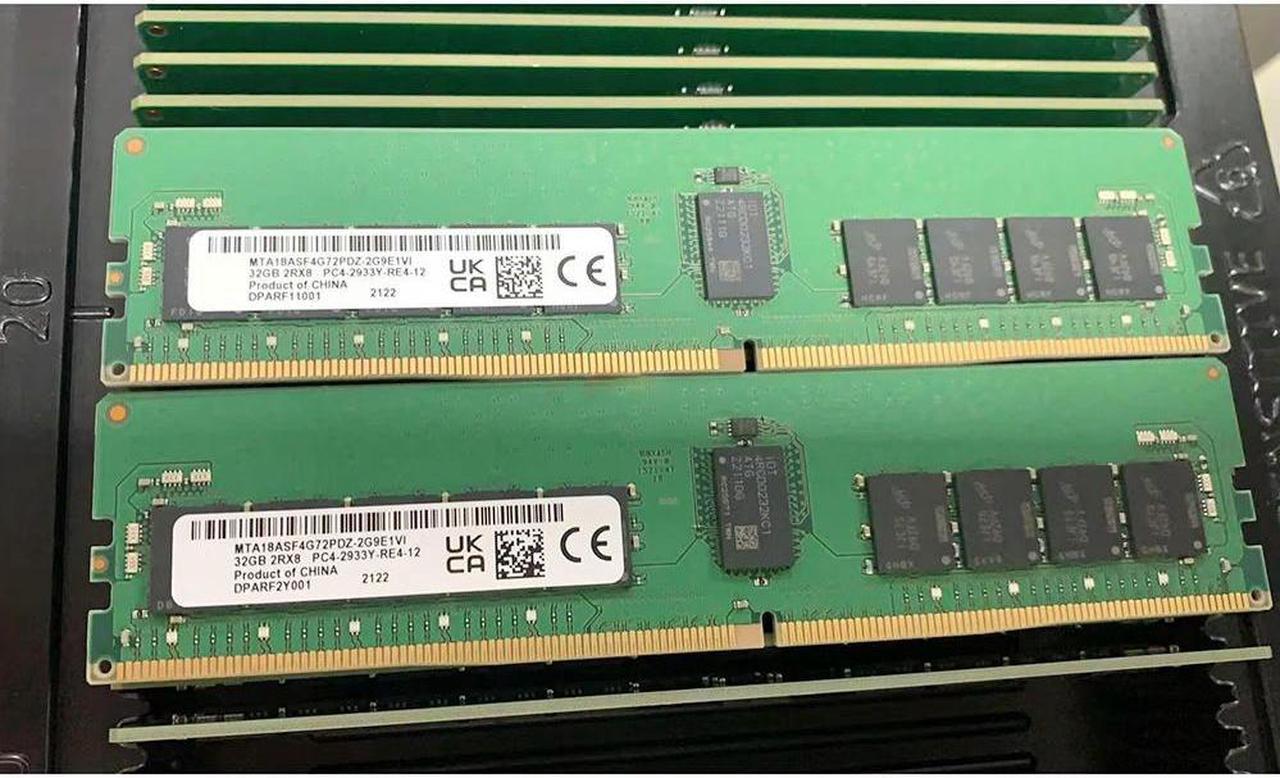 FOR MTA18ASF4G72PDZ-2G9E1 For 32G 32GB 2RX8 PC4-2933Y DDR4 2933 ECC REG Server Memory