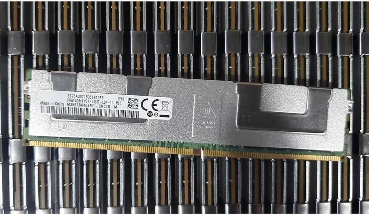 FOR 1Pcs For M386A8K40BM1-CRC4Q 64GB 4DRX4 PC4-2400T DDR4 2400 Server Memory