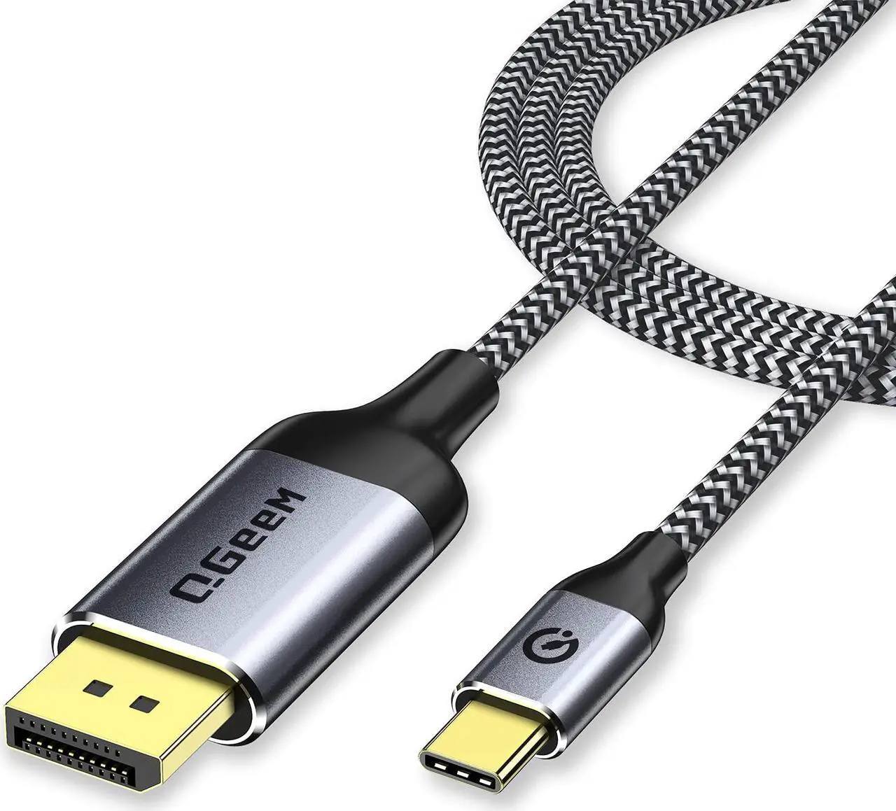Main image of USB C to DisplayPort Cable 4K 60HZ Thunderbolt 3 to Displayport Cable Compatible with MacBook Pro 2018/2017, ipad pro 2018, Surface Book 2, Dell XPS, Samsung Galaxy S9 S10 Note 9 dex (4 ft)