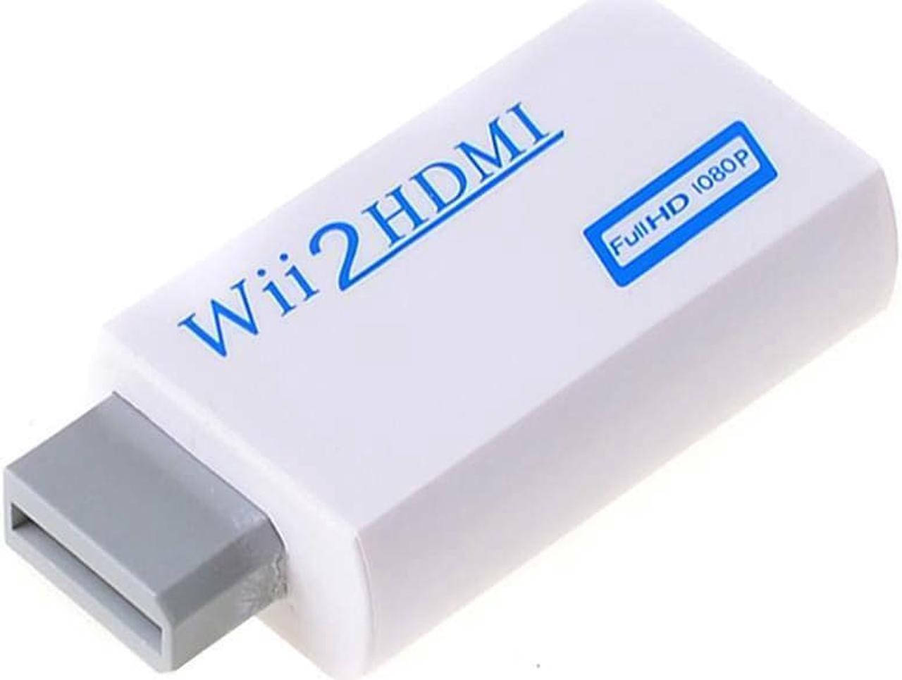 Alt view image 7 of 7 - Wii to hdmi WII2HDMI FULL HD 1080P CONVERTER ADAPTER ADAPTOR AUDIO SUPPORT Portable Wii to HDMI Wii2HDMI Full HD Converter Audio Output Adapter TV White