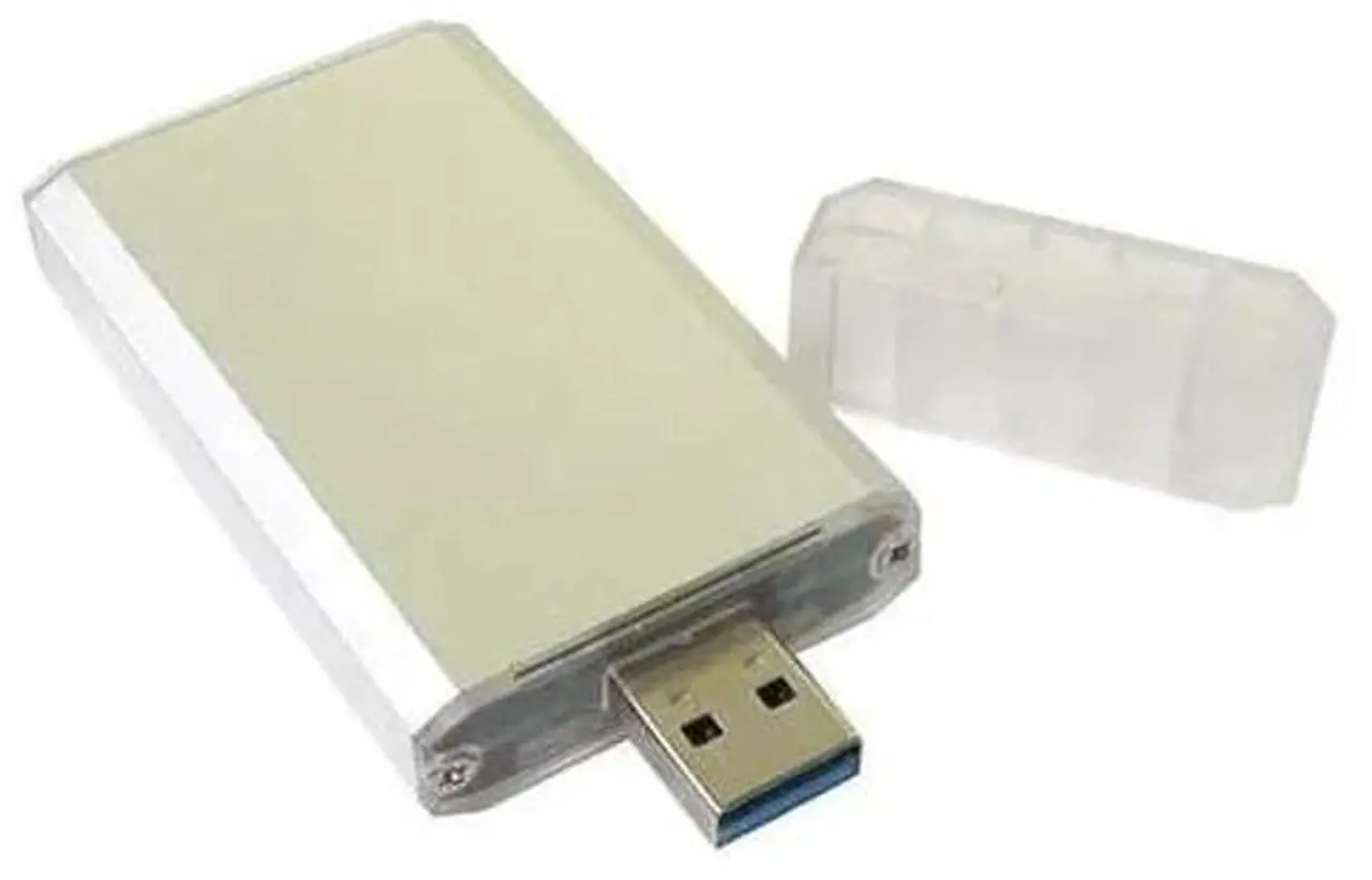 Alt view image 4 of 5 - Portable Mini PCI-e mSATA SSD to USB 3.0 Converter Adapter Enclosure Case Mobile Hard Disk Box for 30 X 50 mm mSATA SSD
