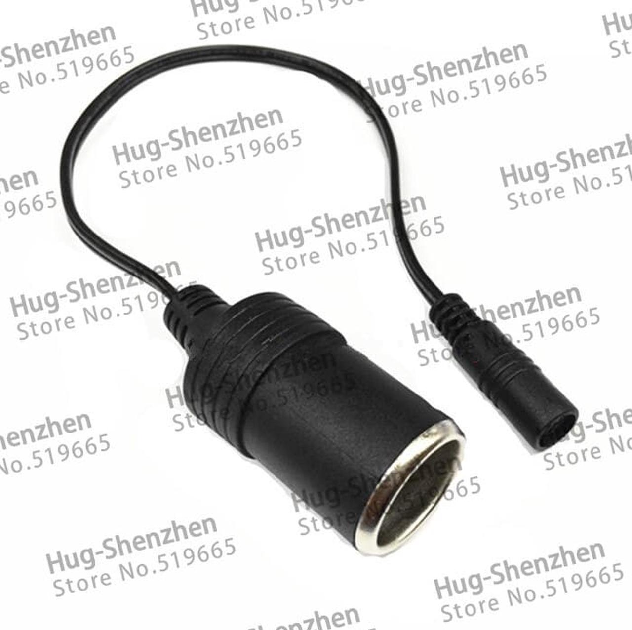 Alt view image 2 of 3 - 3pcs/lot Car Cigarette Lighter Female Socket connector adapter to DC 5.5mm x 2.1mm female plug