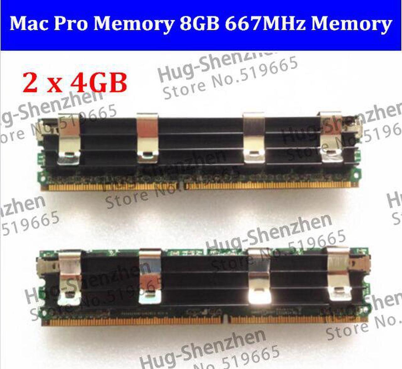 Main image of 100%  for Mac Pro Memory 8GB (2 x 4GB) DDR2 PC2-5300 FB-Dimm DDR2-667MHZ memory
