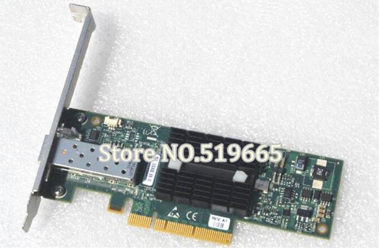 Alt view image 2 of 5 - 671798-001 PCIe x8 NIC 10Gigabit 10GBe SFP+ Single Port Server Adapter 10Gbit Network Card
