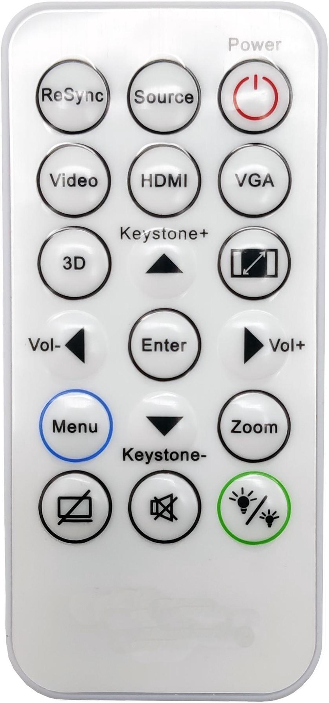 Leankle Remote Controller SP.8VH02GC01 for Optoma Projectors DAESSGN, DS344, DS346, DW346, DX345, DX346, H112e, H182X, S310e, S315, S316, W310, W312, W316, X312, X315, X316