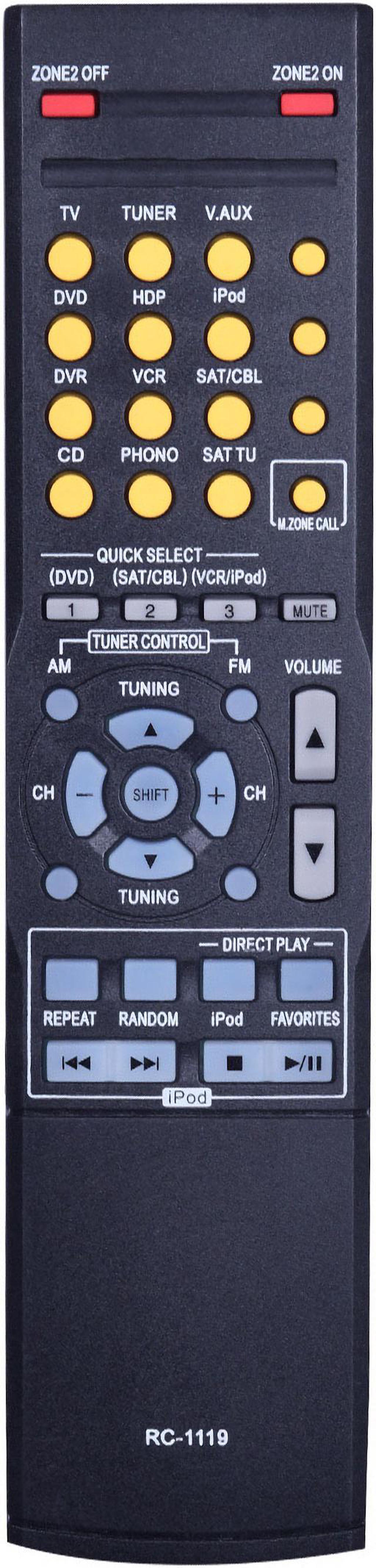 Leankle Remote Controller RC-1119 for Denon AV Receivers AVR-2310CI